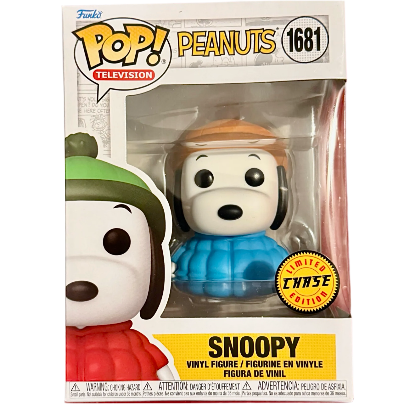 FUNKO POP TELEVISION PEANUTS SNOOPY LIMITED EDITION CHASE #1681