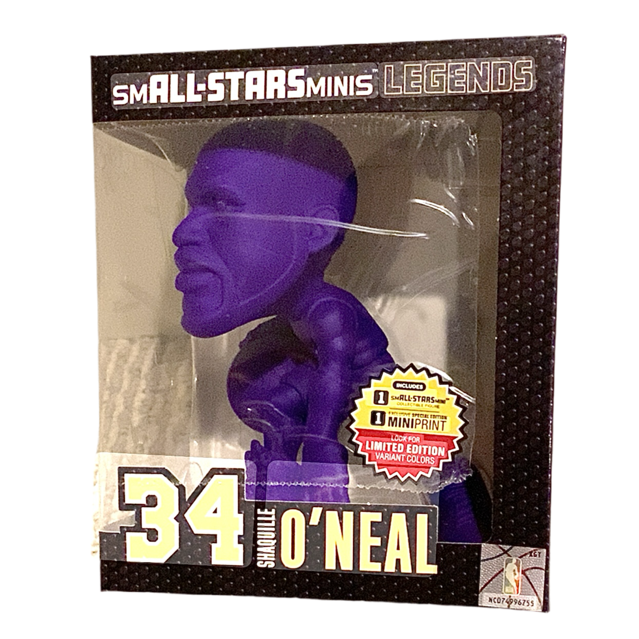 NBA smALL-STARS Minis Legends Shaquille O'Neal LA Lakers 6" Purple Statue “Chase”