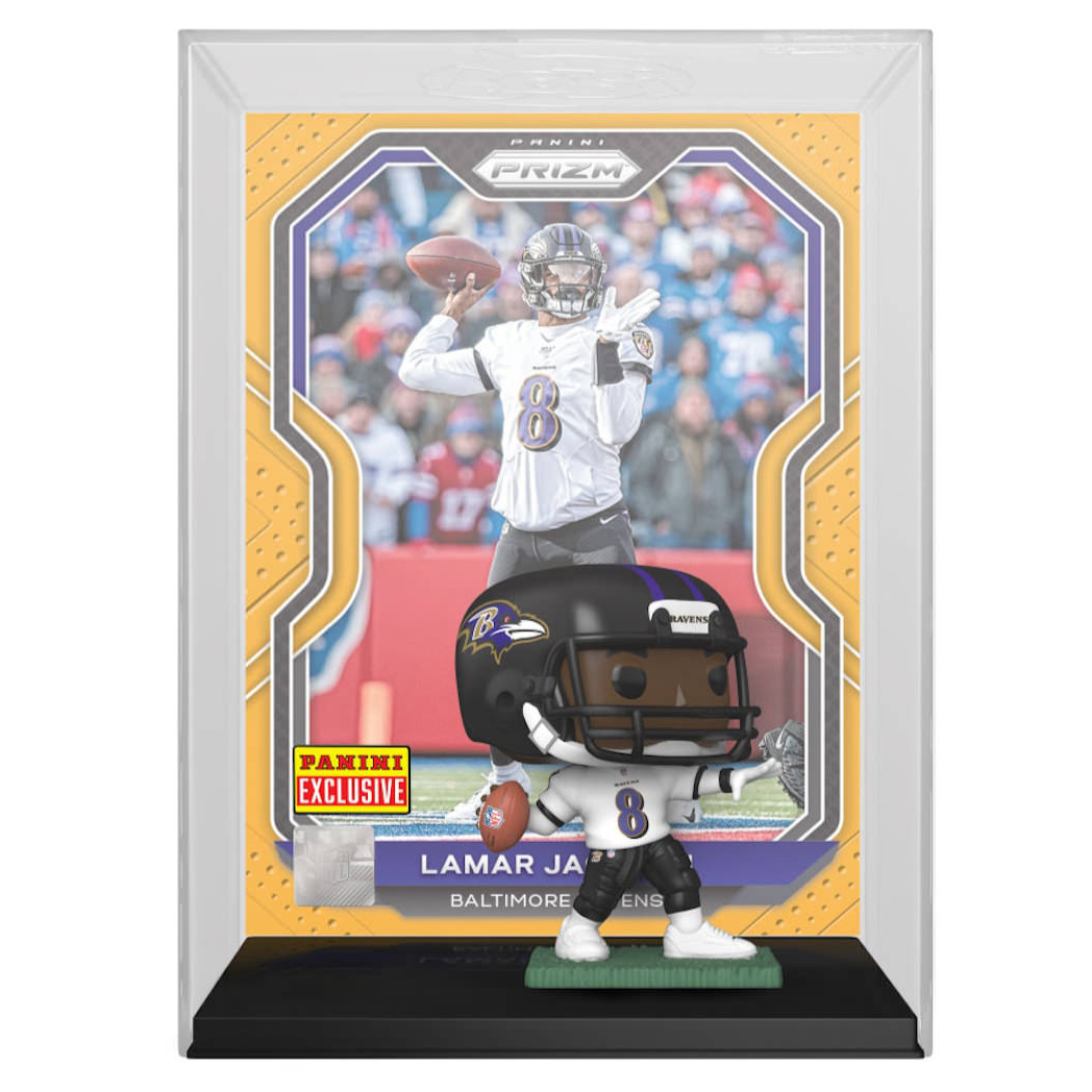 NFL Funko Pop! Trading Cards Panini Prizm Baltimore Ravens Lamar Jackson Panini Vinyl Figure #09