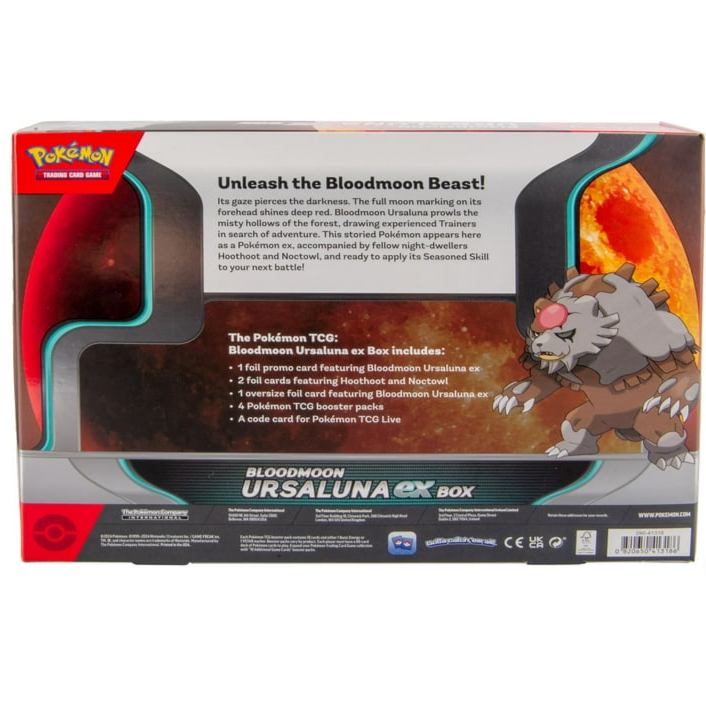 Pokemon Trading Card Games Bloodmoon Ursaluna Ex Box