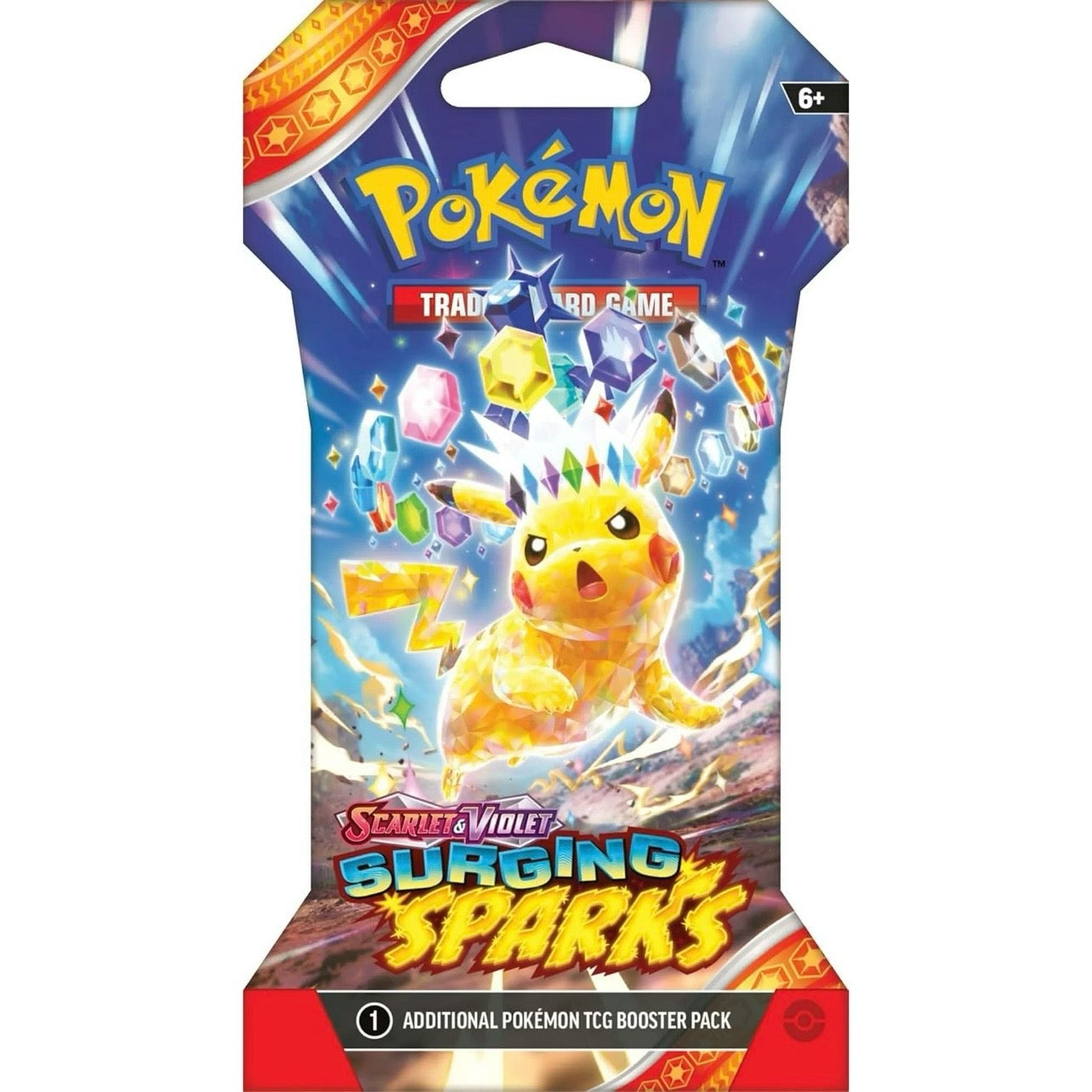 Pokémon S&V Sleeved Surging Spake’s Booster Pack x 1 (Random Art)