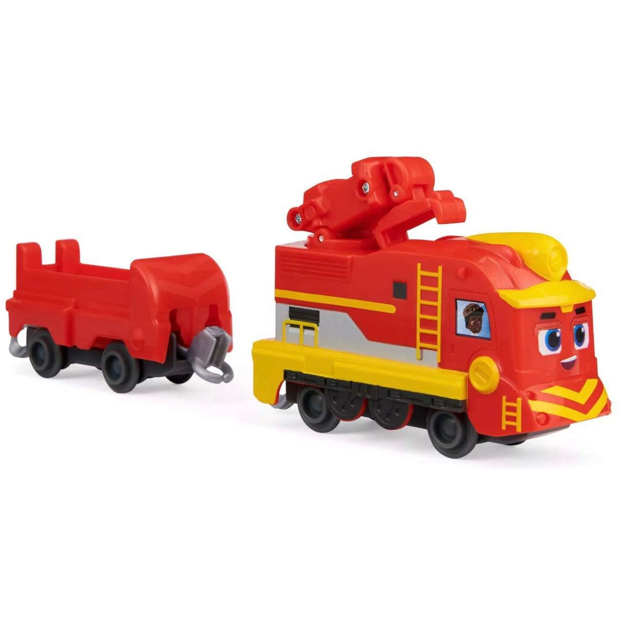 Mighty Express. Freight Nate Push and Go Toy Train with Cargo Car