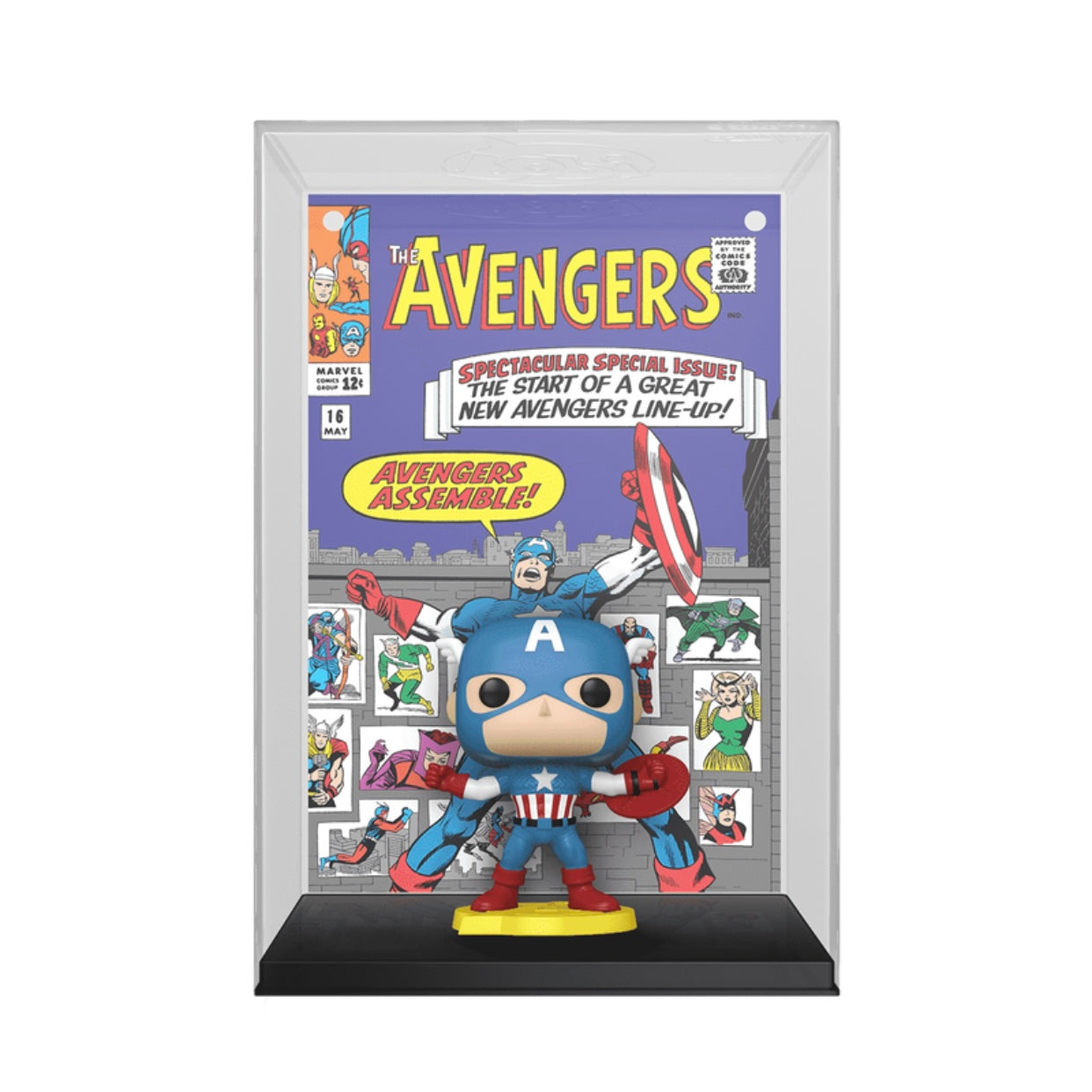 Funko Pop! Comic Cover Deluxe Target Exclusive Captain America Vinyl Figure #30