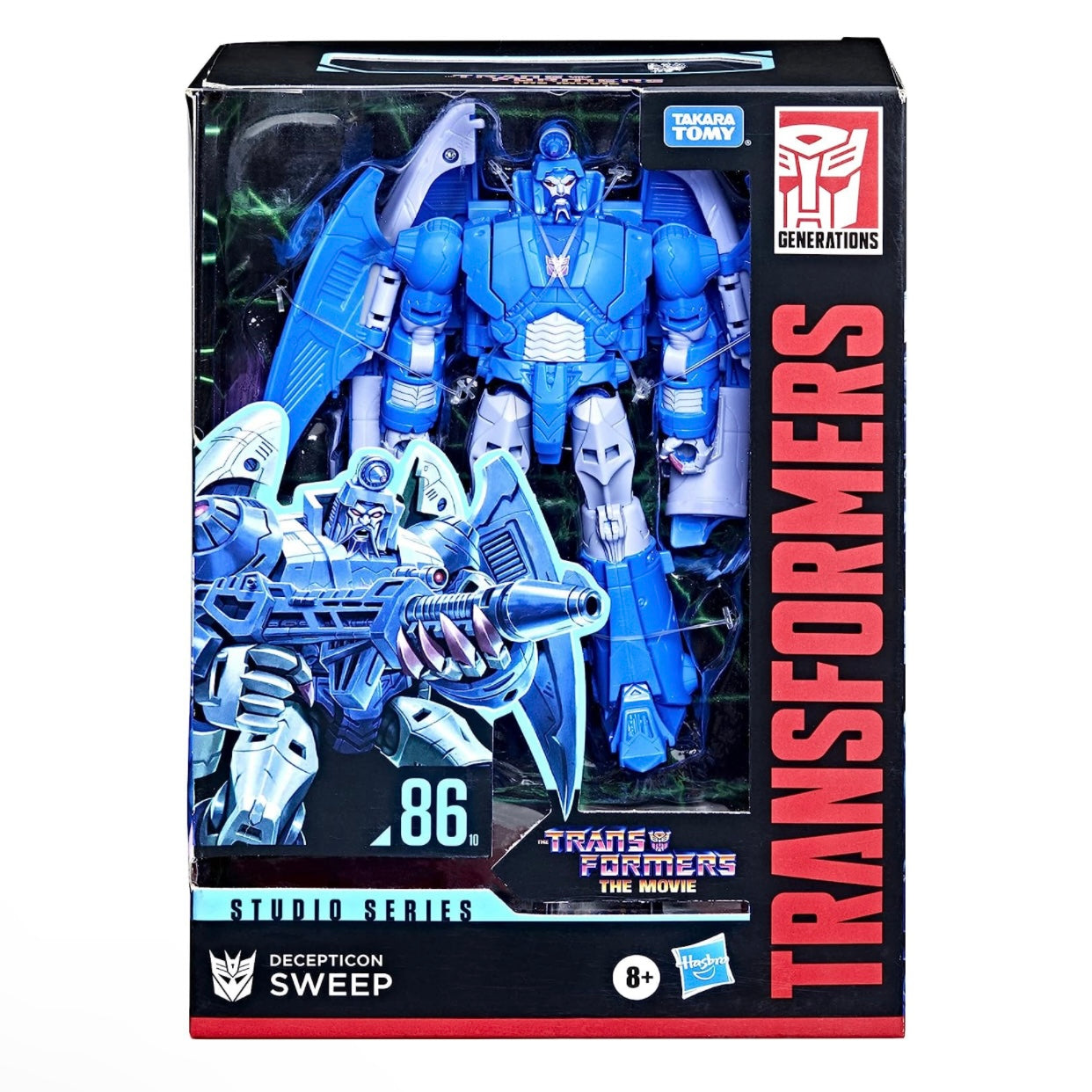 Transformers Studio Series 86-10 Voyager Class The Movie 1986 Decepticon Sweep Action Figure,