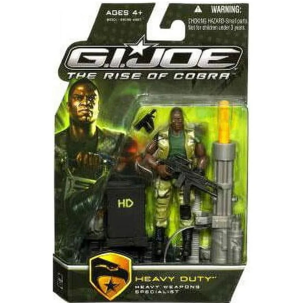 G.I. Joe The Rise Of Cobra Heavy Duty heavy weapons specialist Action Figure
