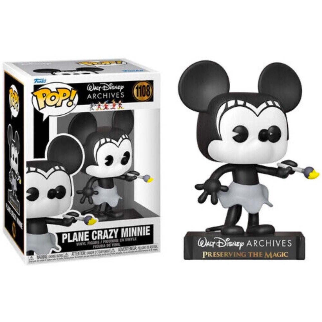 Funko Pop Mickey Mouse Plane Crazy Minnie #1108