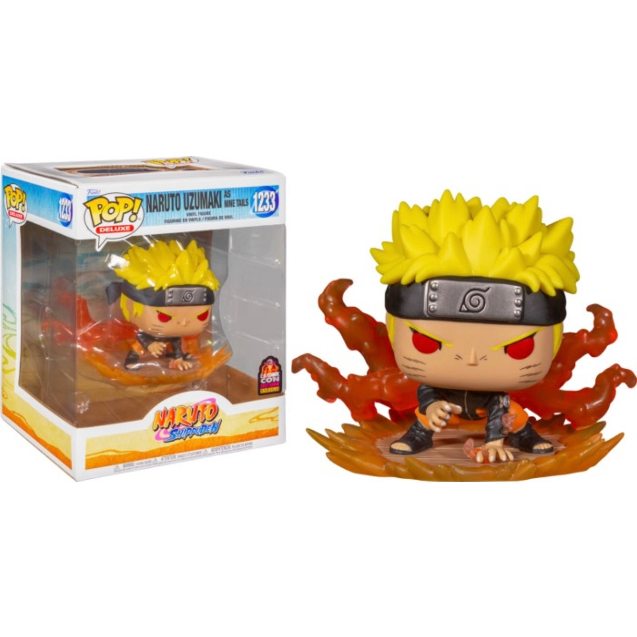 Naruto Shippuden Naruto Uzumaki as Nine Tails L.A. Comic Con 2022 Show Exclusive Funko Pop! #1233