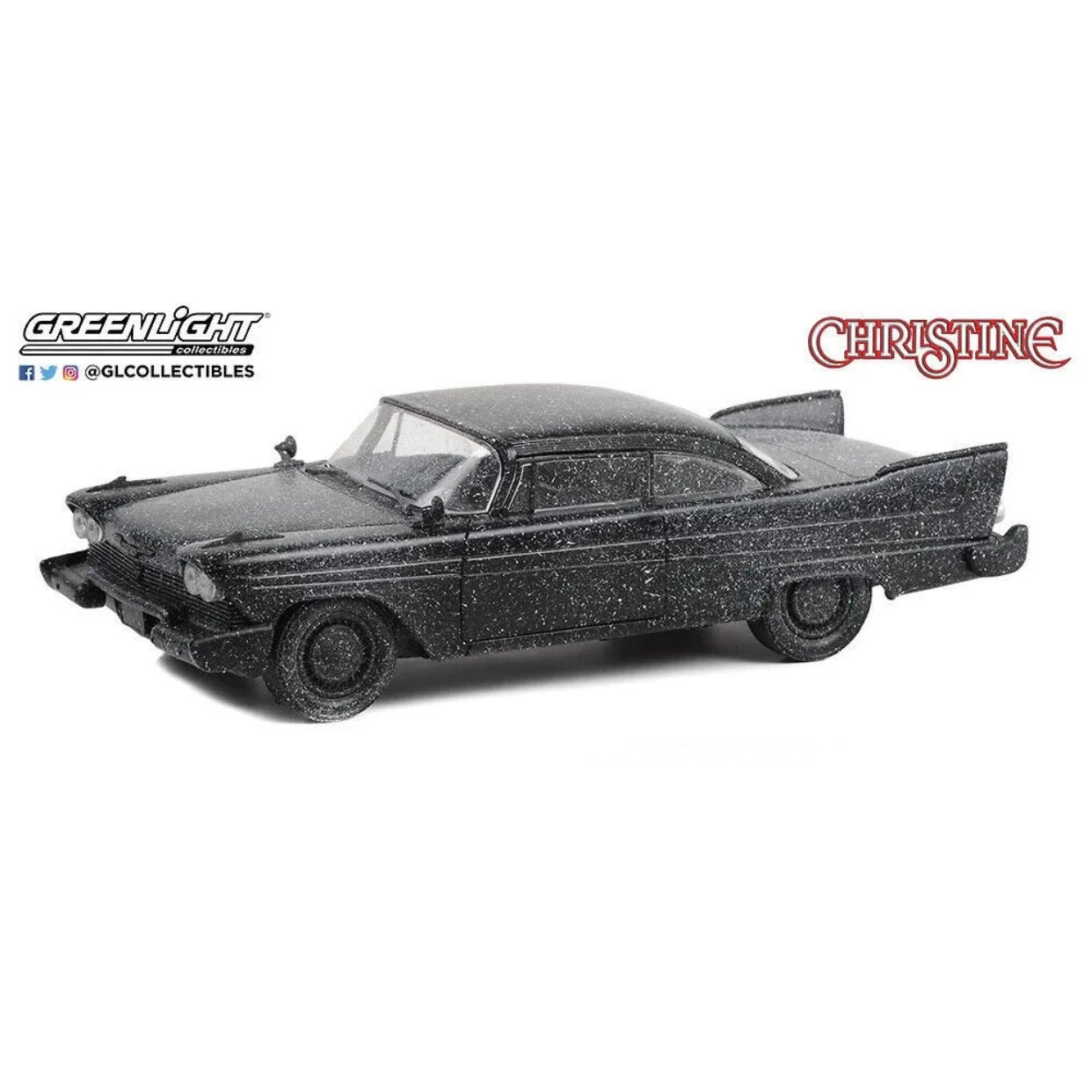 Greenlight 1958 Plymouth Fury Christine Scorched Version 1:24 Scale Limited Edition Die-Cast