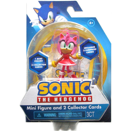 Sonic the Hedgehog: Amy 1 Mini Figure, 2 Collector Cards
