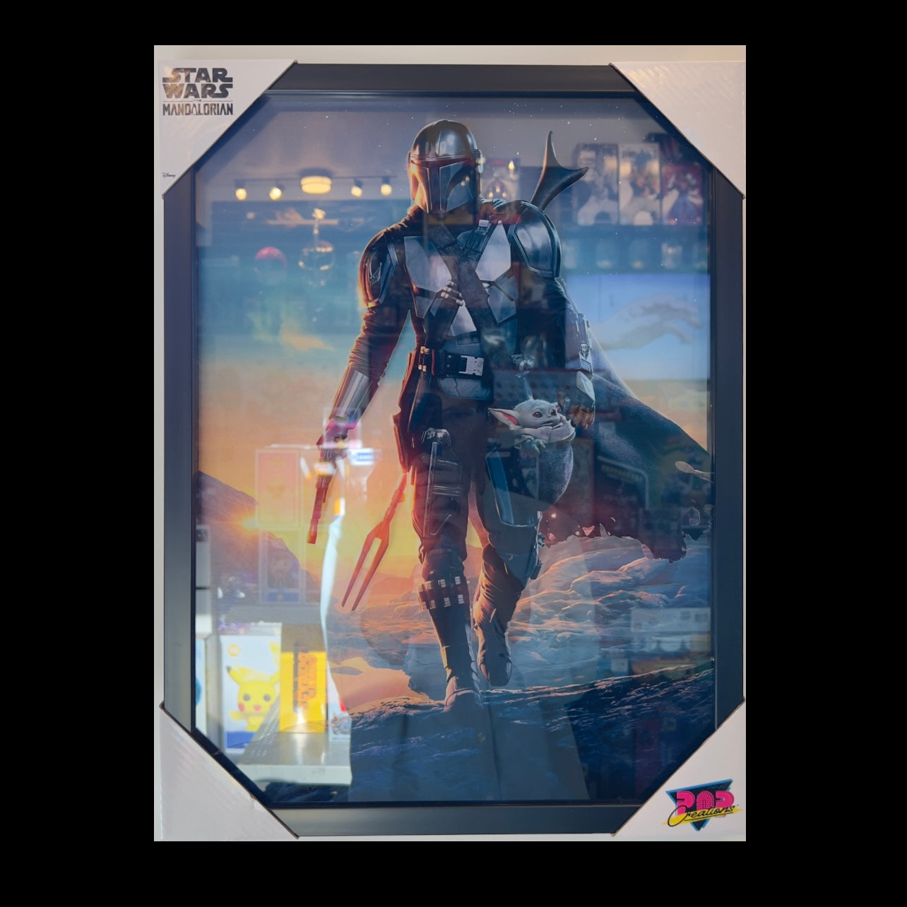 Pop Creations Star Wars The Mandalorian Wall Art