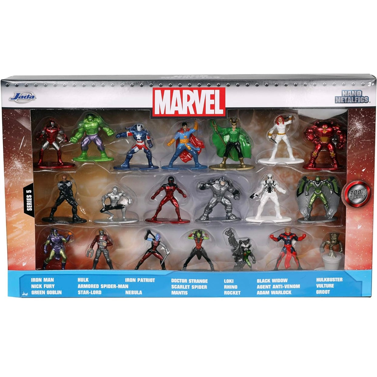 Jada Toys Marvel Nano METALFIGS 20-PK Series 5