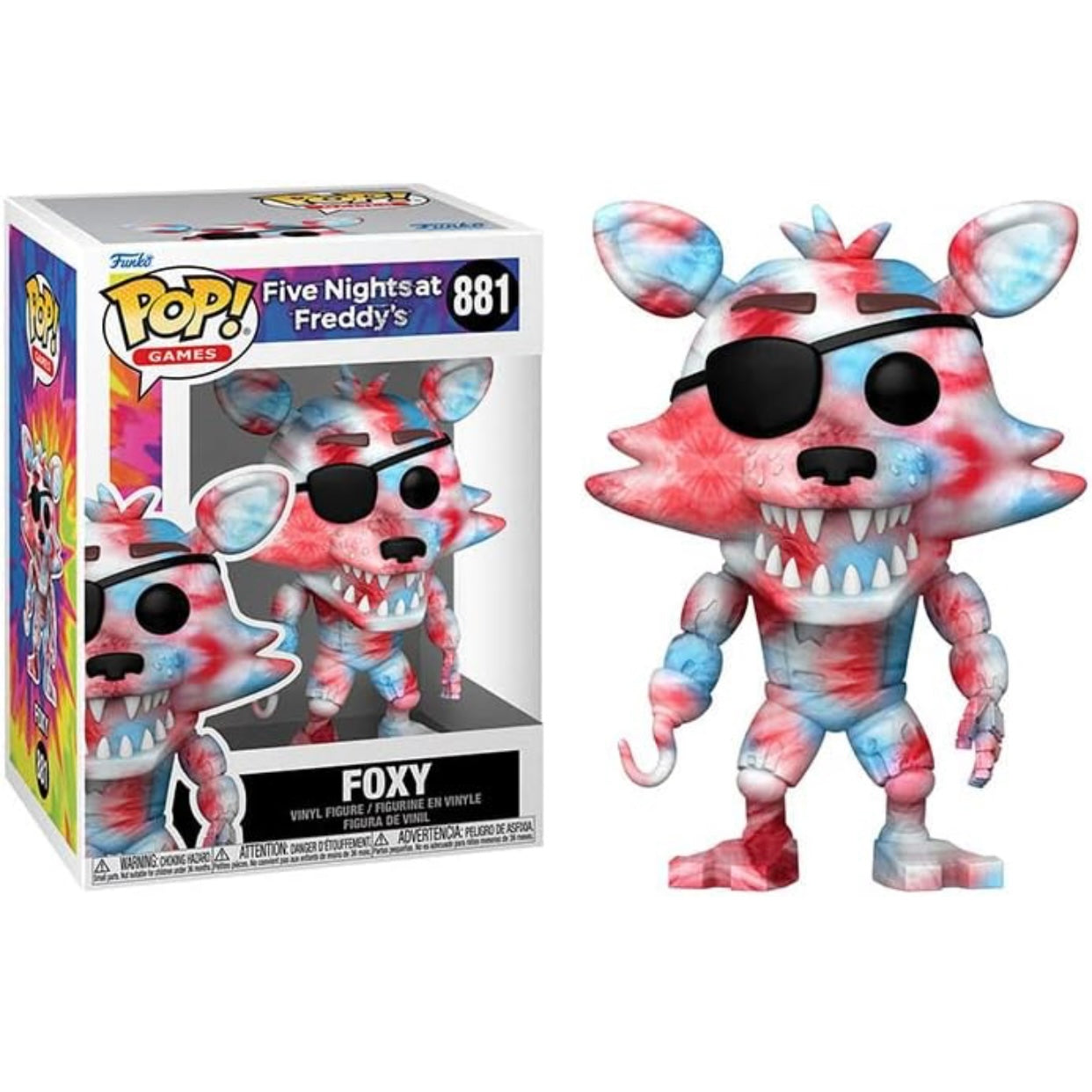 Funko Pop! Five Nights at Freddy's - Tie Dye Foxy Funko Vinyl Figure #881