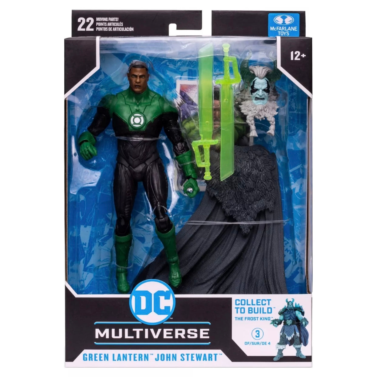 McFarland Toys DC Multiverse Build-A The Frost King Green Lantern John Stewart 7” Action Figure