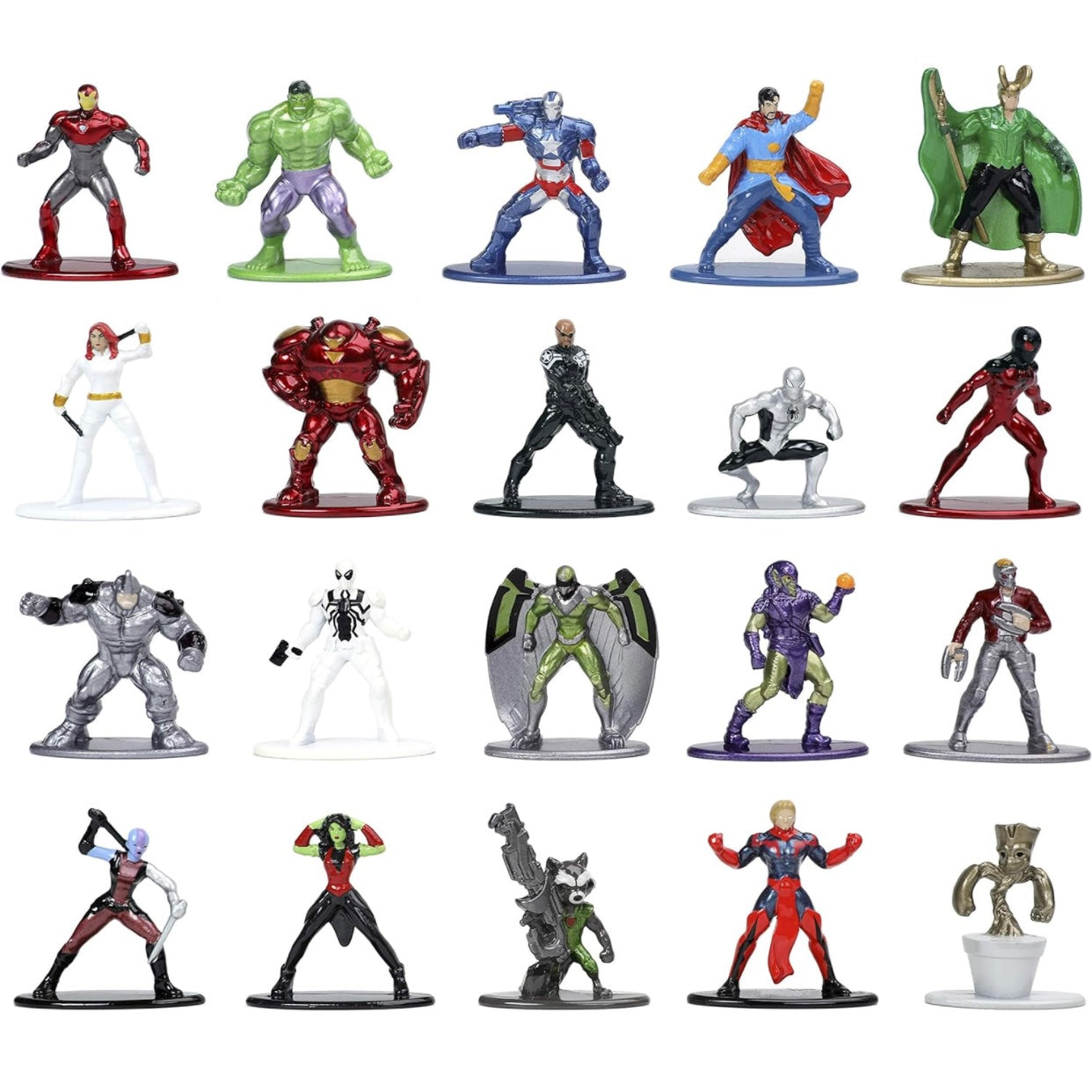 Jada Nano Metalfigs Marvel 20 Pack Series / Wave 5 1.65 Metal Figurines NEW Jada Nano Metalfigs Marvel 20 Pack Series / Wave 5 1.65 Metal Figurines NEW