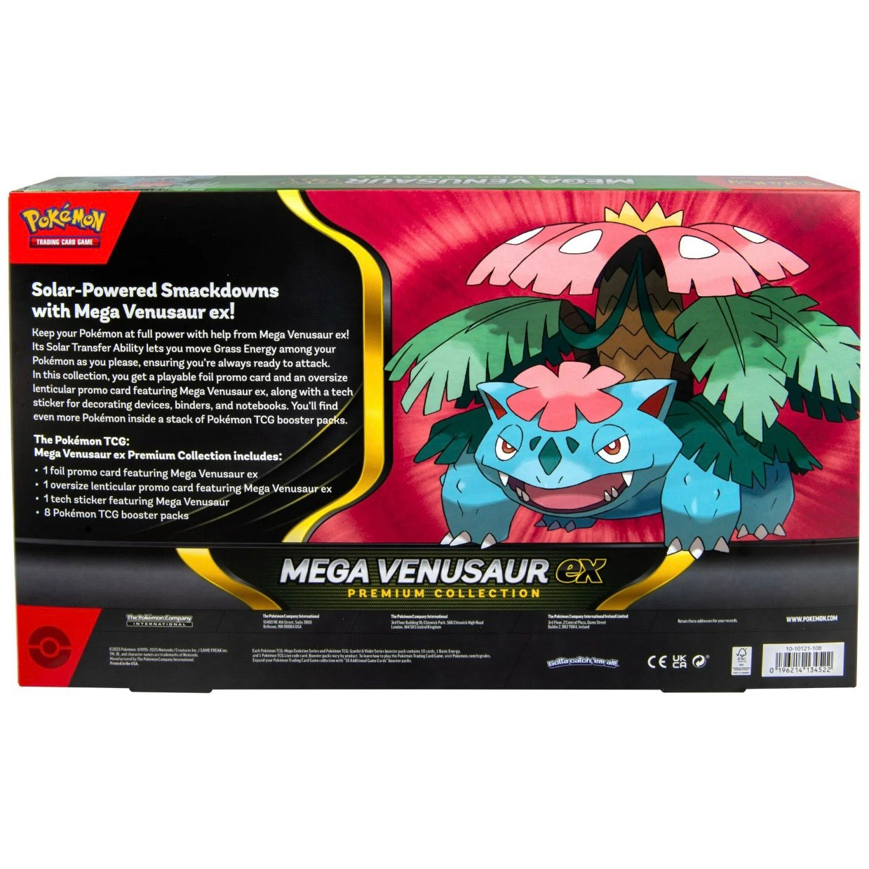 Pokémon Trading Card Mega Venusaur ex Premium Collection