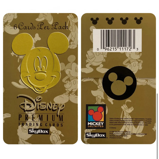 1995 SkyBox Disney Premium Trading Card 1 Pack (6 Cards)