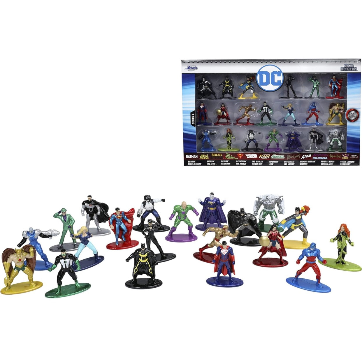 Jada Toys DC Comics 1.65" Die-cast Metal Collectible Figures 20-Pack Series 4