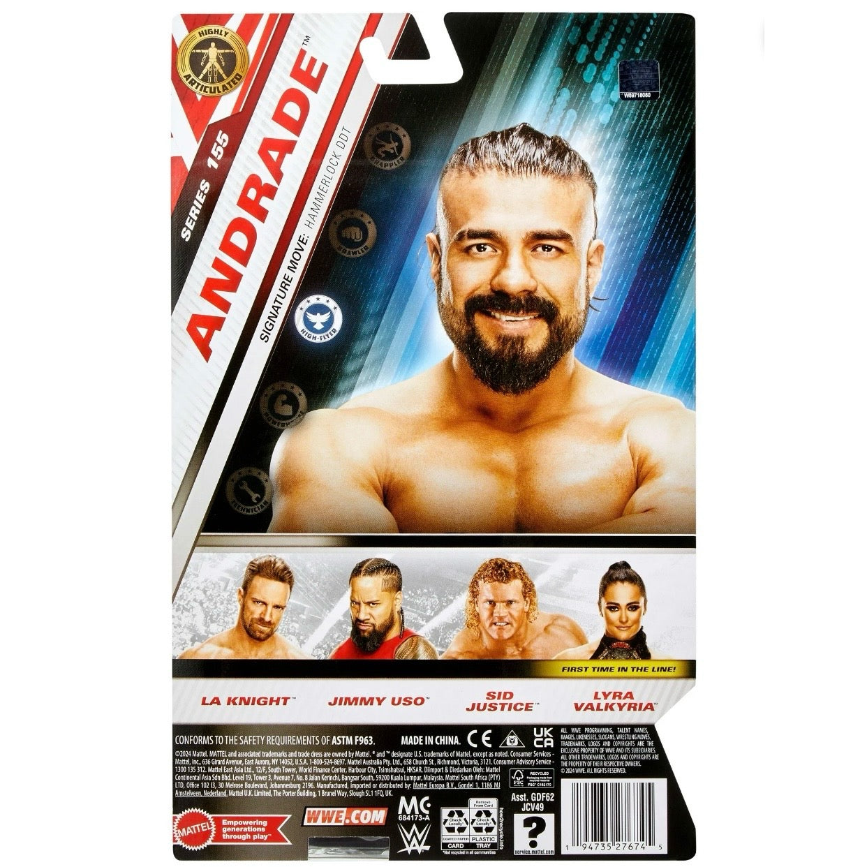 WWE Main Event Series #155 6-inch Collectible Superstar with Articulation Andrade Action Figure,