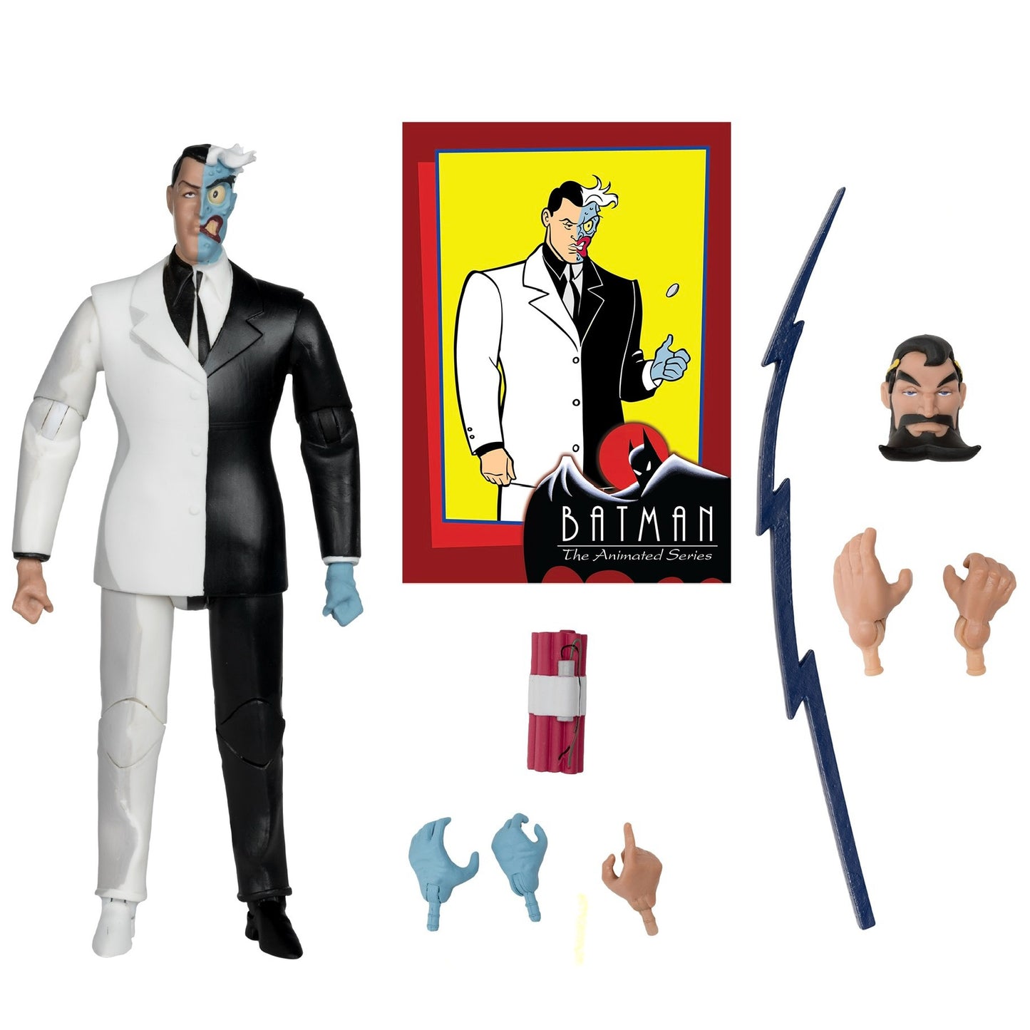 DC Direct Batman the Animated Series Two-Face 6" Action Figure