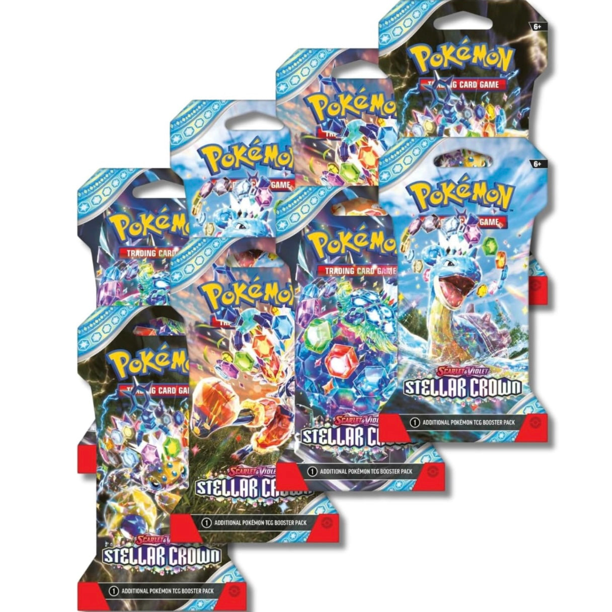Pokémon Scarlet & Violet Stellar Crown Sleeved Booster 1 Pack (Random Art)