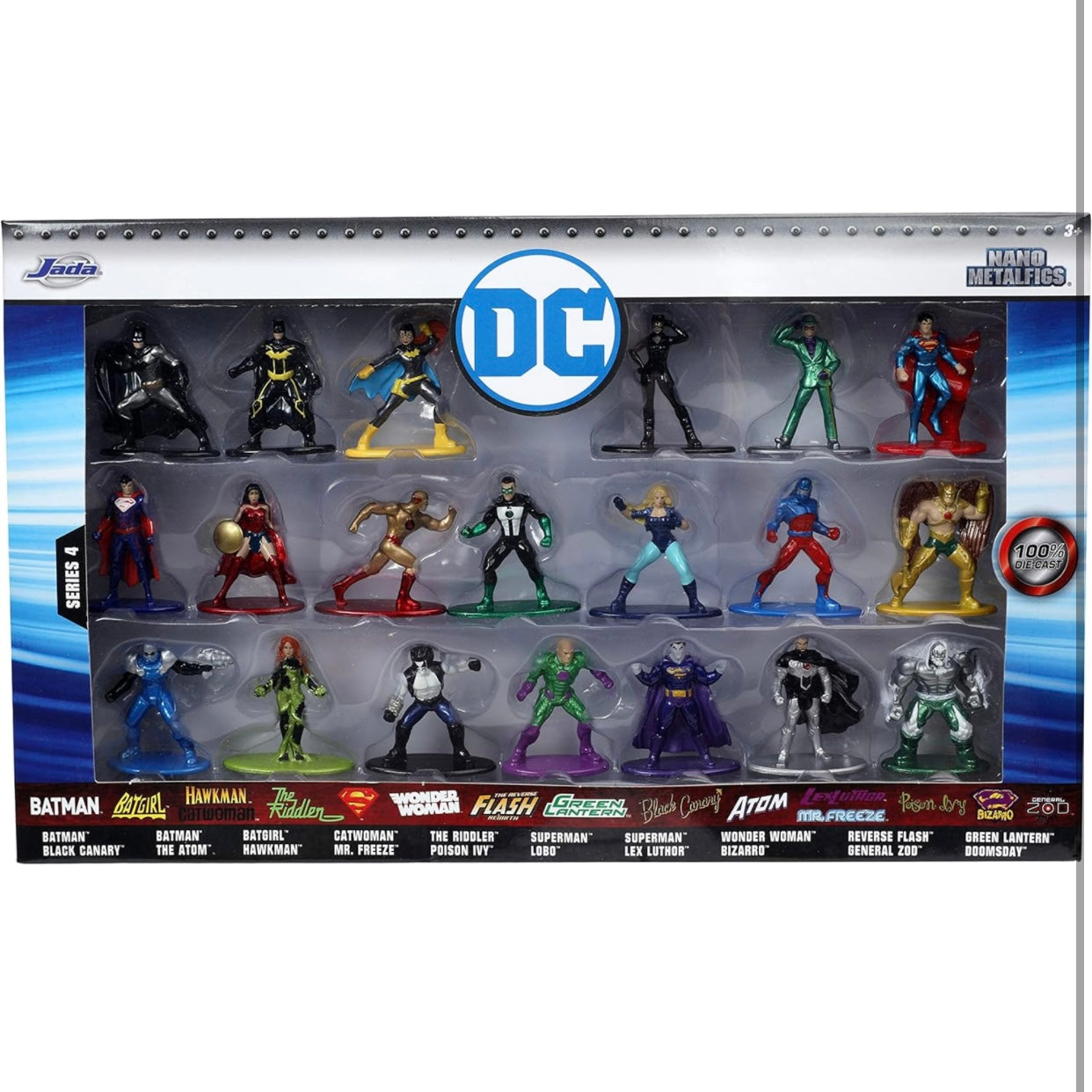 Jada Toys DC Comics 1.65" Die-cast Metal Collectible Figures 20-Pack Series 4