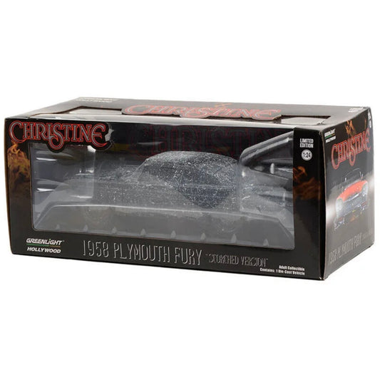 Greenlight 1958 Plymouth Fury Christine Scorched Version 1:24 Scale Limited Edition Die-Cast