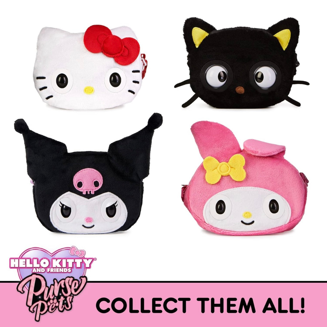 Purse Pets, Sanrio Hello Kitty And Friends Chococat Interactive Pet Toy & Crossbody Kawaii Purse