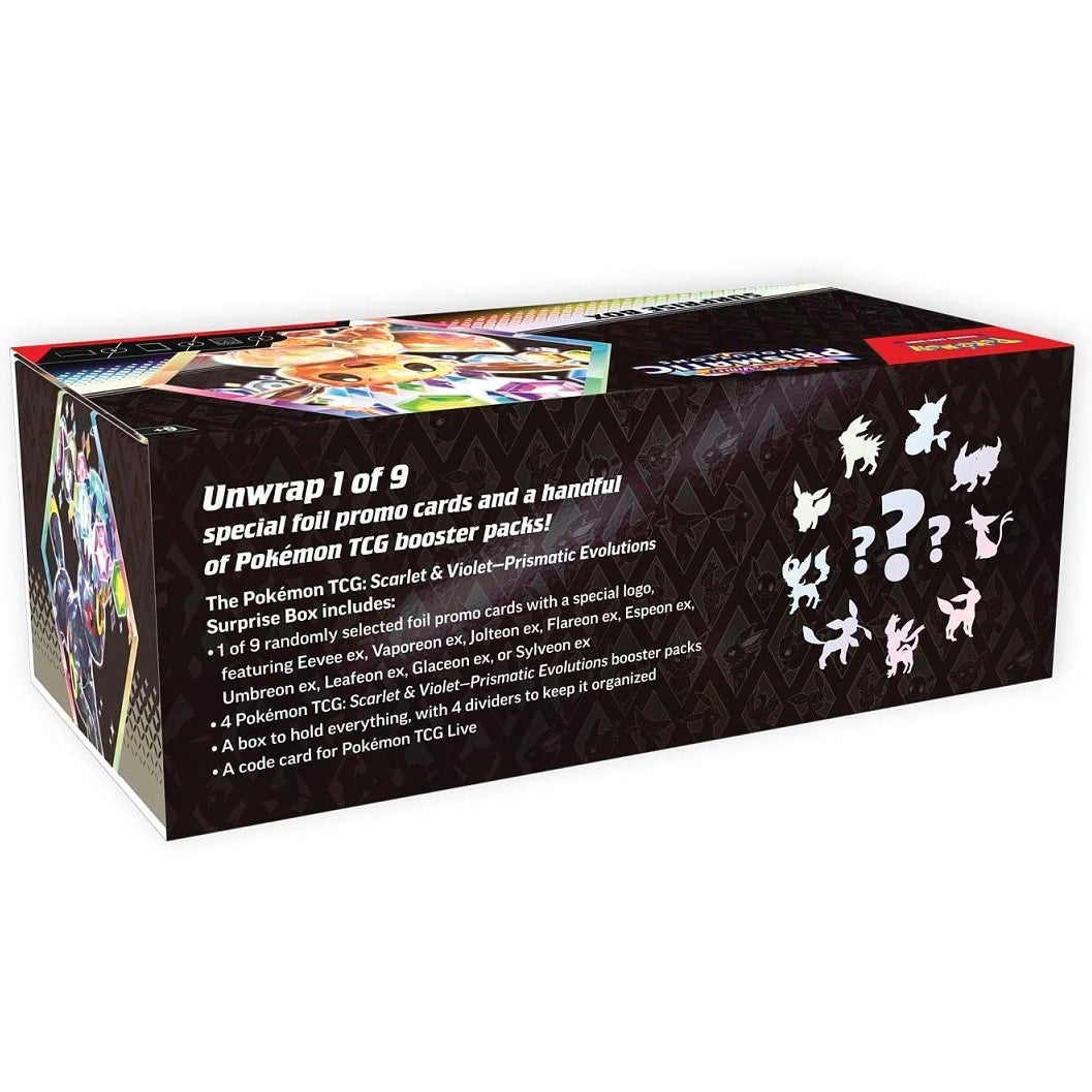 Pokémon Scarlet Violet Prismatic Evolutions Surprise Box