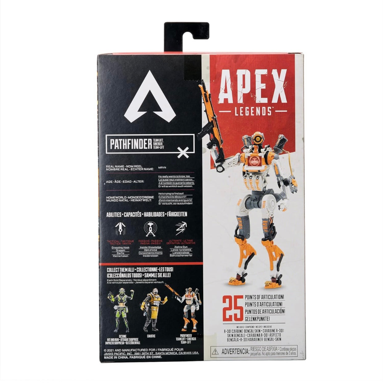 Electronic Arts Apex Legends 6” Pathfinder Collectible Rare Team Lift Skin Action Figure