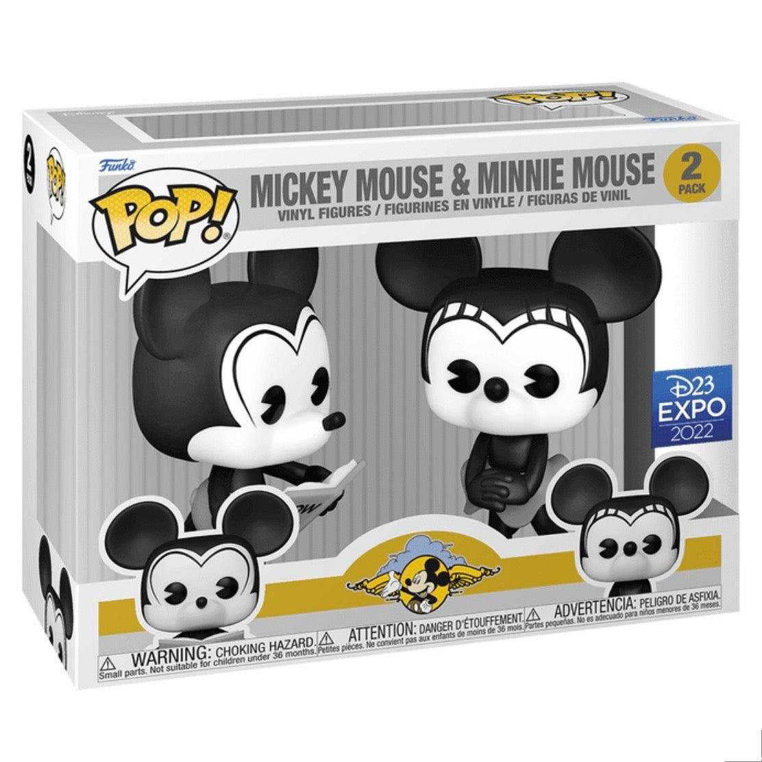 Funko Pop! Disney Mickey Mouse & Minnie Mouse 2-Pack exclusive Vinyl Figure