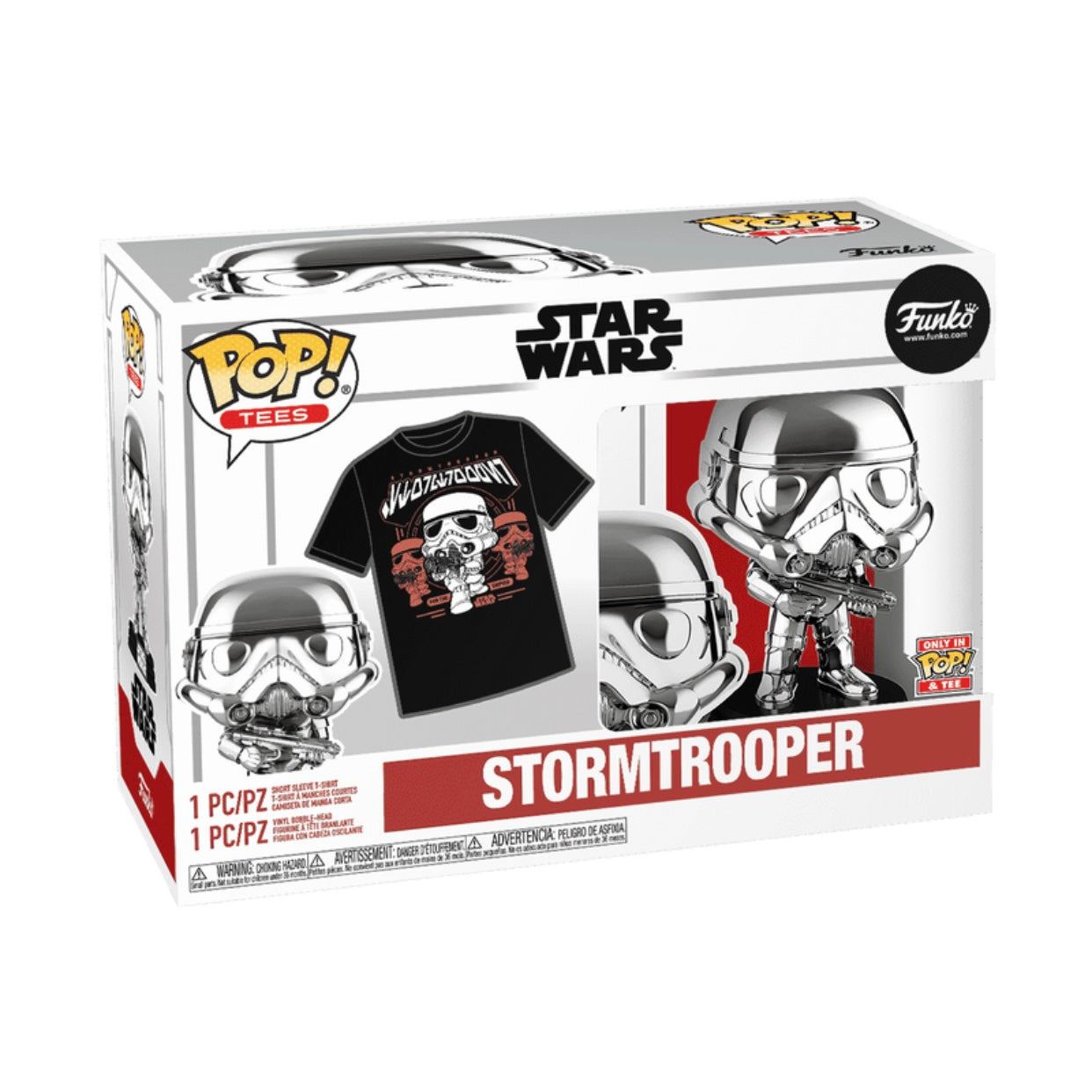 Funko Pop! & Tee: Star Wars Stormtrooper - L