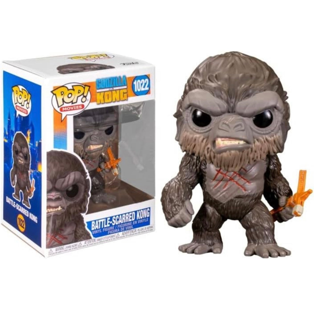 Funko Pop! Movies: Godzilla Vs Kong - Battle-Scarred Kong #1022