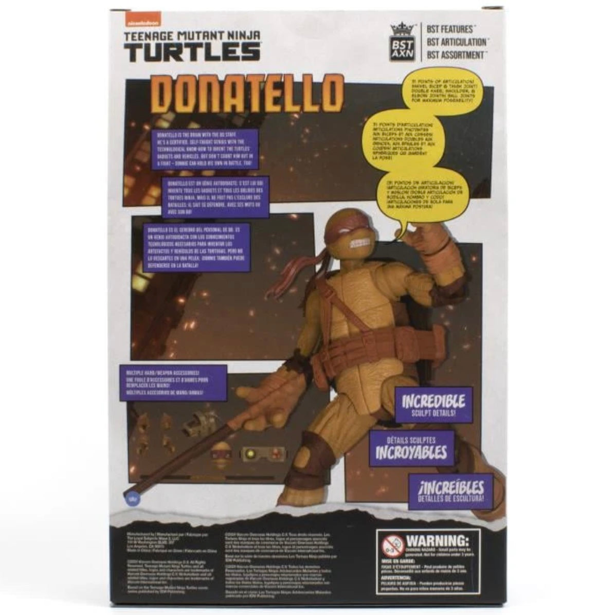 Teenage Mutant Ninja Turtles BST AXN Comic Book + Action Figure Donatello (Version 2)