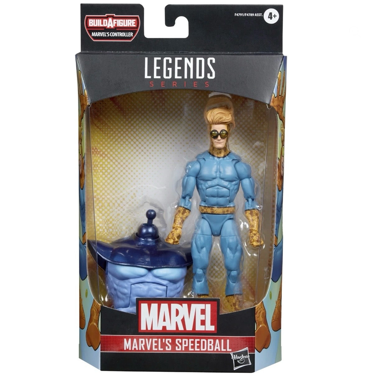 Marvel Legends Series Marvel’s Speedball Action Figure and Build-A-Figure part