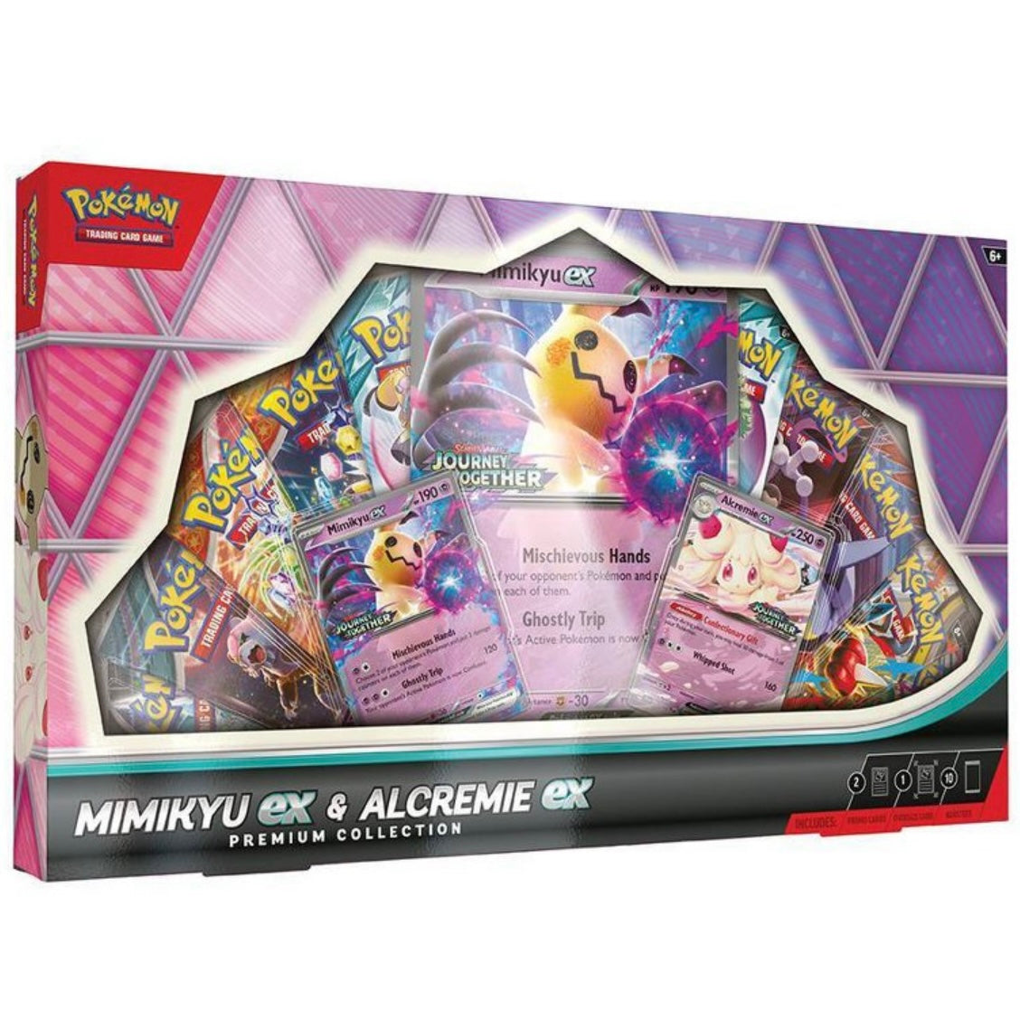 Pokémon Cards Mimikyu ex & Alcremie ex Premium Collection, (Back order Ship in November)