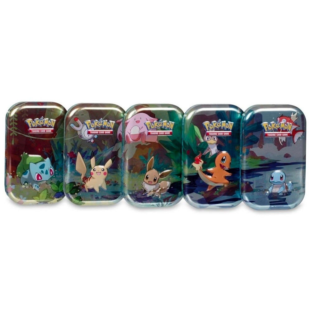 Pokemon TCG: Kanto Friends Mini Tin (Random Art) - 2 Packs, Coin