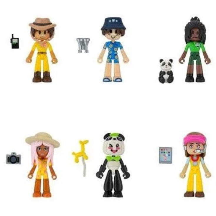 DevSeries Livetopia Roleplay Day at the Zoo Pack Playset with 6 Mix-and-Match Action Figures