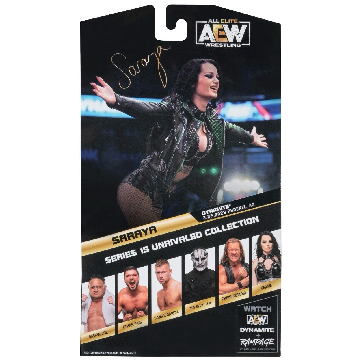 AEW Unrivaled Collection Series 15 #149 Saraya Action Figure.