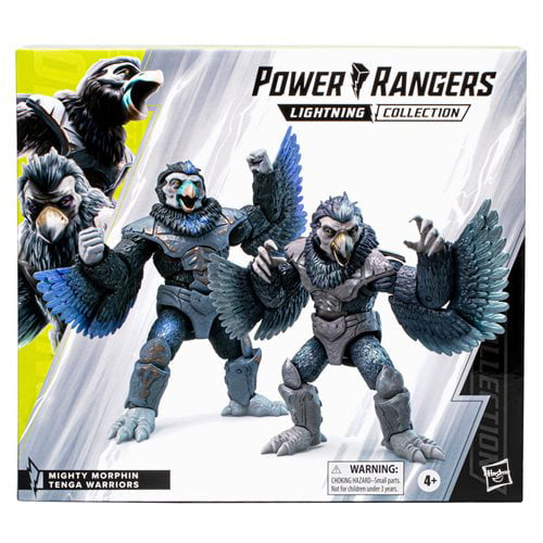 Power Rangers Lightning Collection Mighty Morphin Tenga Warriors 6-in Action Figure Set 2-Pack