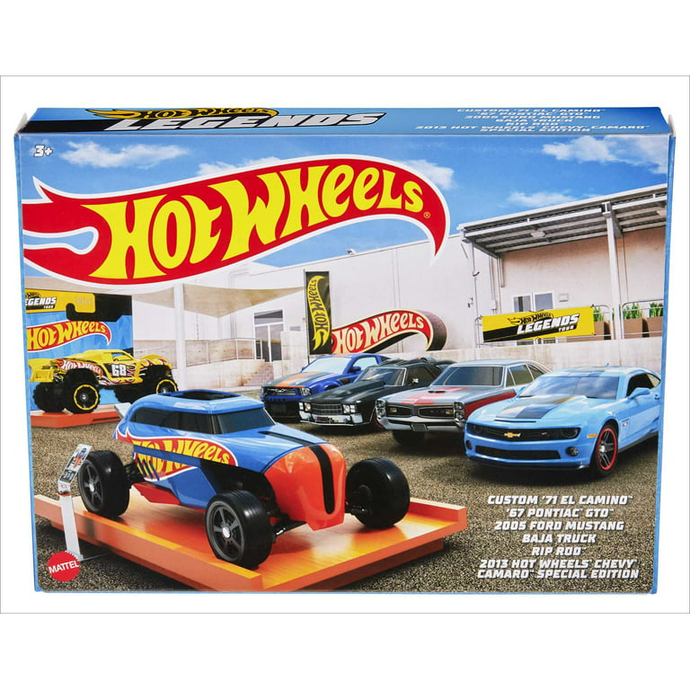 Hot Wheels HW Legends Multipacks of 6 Cars, Gift for Kids & Collectors