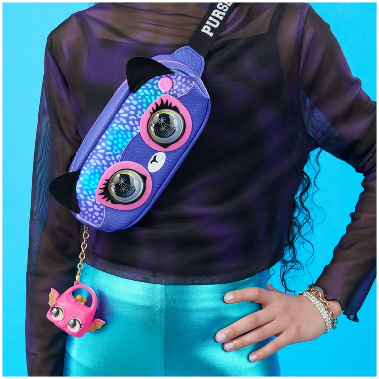 Purse Pets, Savannah Spotlight Belt Bag, Interactive Pet Toy and Crossbody Purse, over 30 Sounds and Light Effects,
