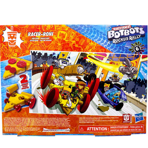Transformers BotBots Ruckus Rally Racer-Roni 2 Modes