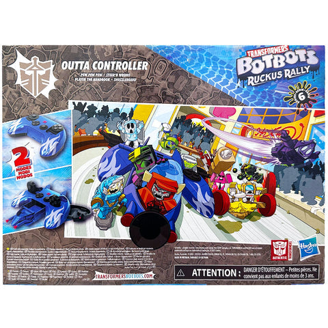 Transformers BotBots Ruckus Rally Outta Controller 2 Modes
