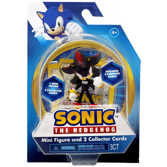 Sonic The Hedgehog: Shadow Mini Figure & 2 Collector Cards