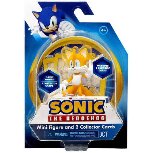 Sonic The Hedgehog: Tails Mini Figure & 2 Collector Cards