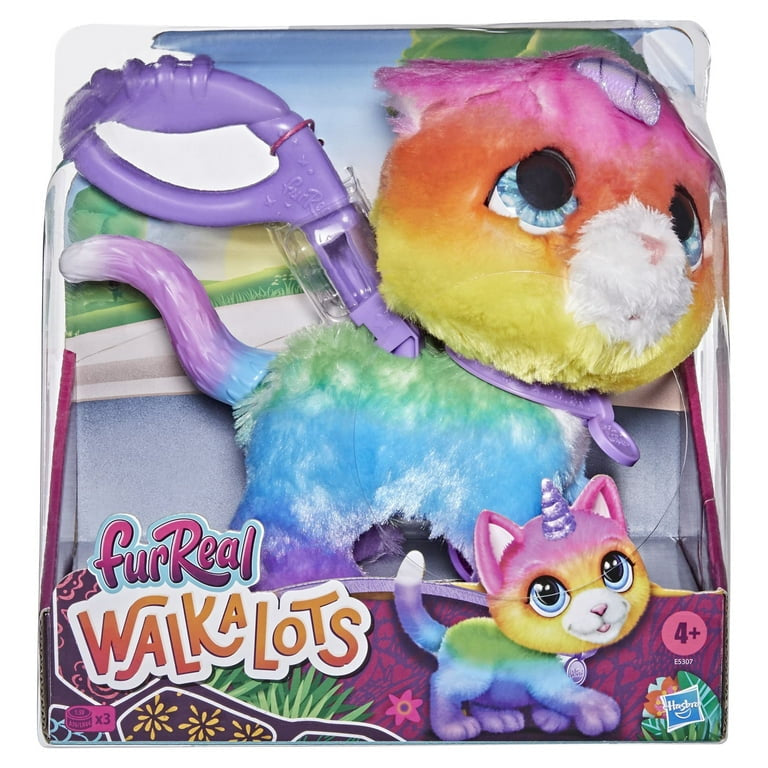 furReal Walkalots Big Wags Interactive Unicorn Cat Pet, Sounds and Motions