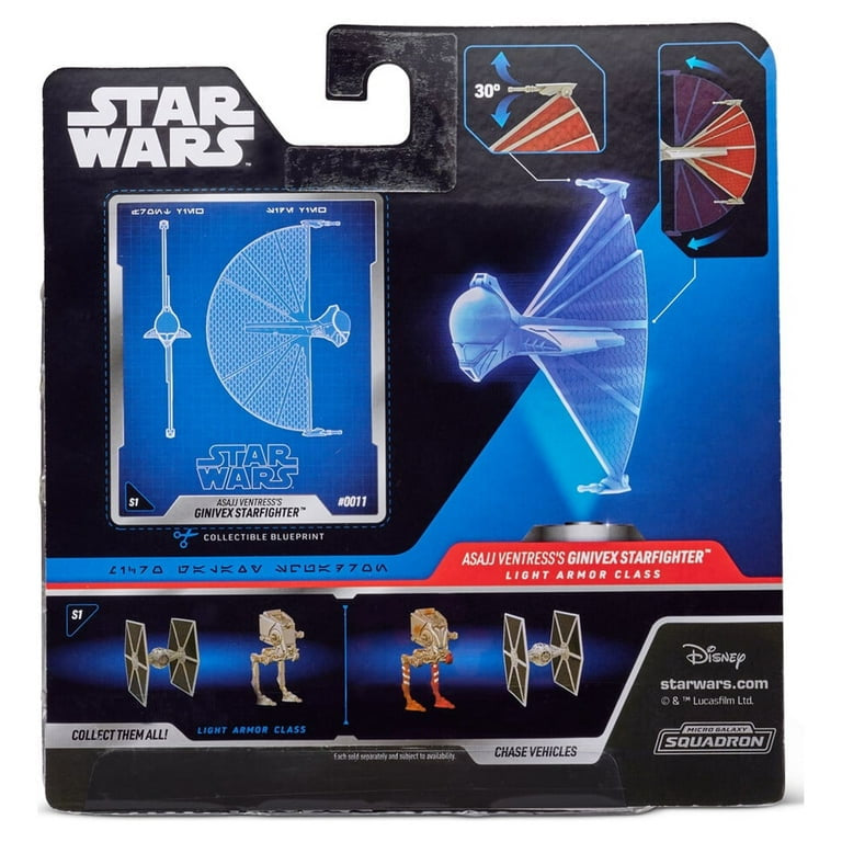 Star Wars Micro Light Armor Class Assajj Ventress’s Ginivex Starfighter