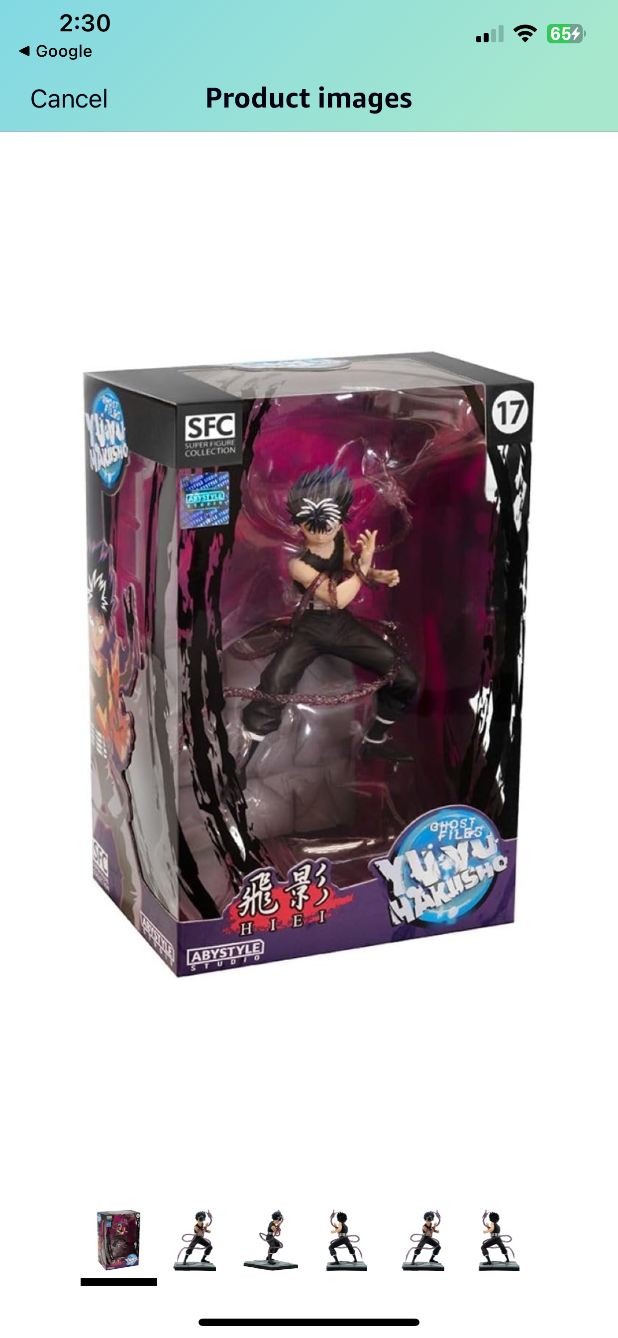 ABYstyle Studio Yu Yu Hakusho Hiei SFC Collectible PVC Figure Statue Anime Manga Figurine