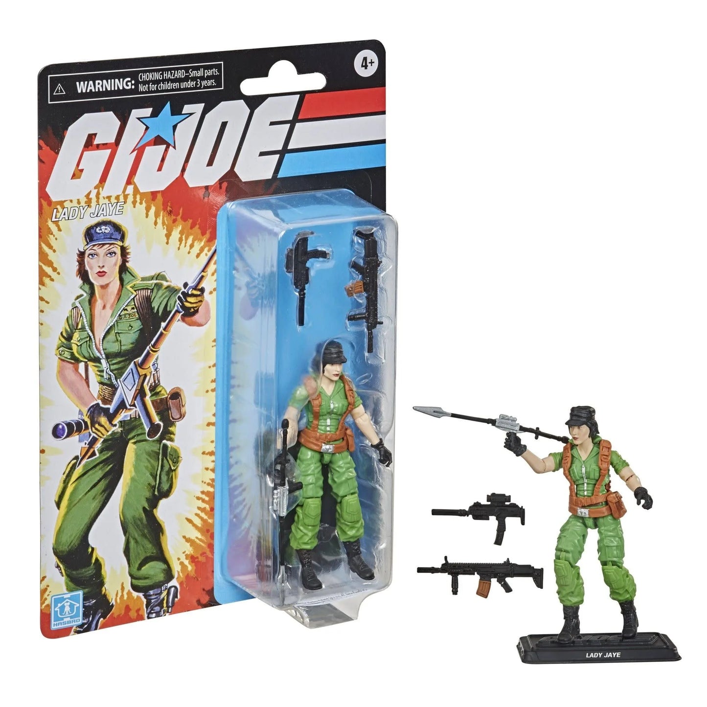 G.I. Joe Retro Collection Lady Jaye 3.75” Action Figure