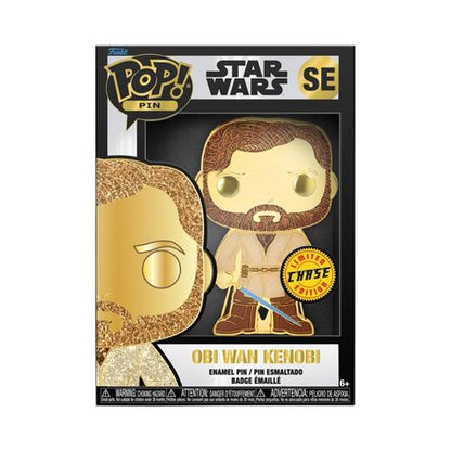 Funko Pop! Pins: Disney Star Wars - Obi-Wan Kenobi SE Target Exclusive 4'' Pin w/ Removable Stand